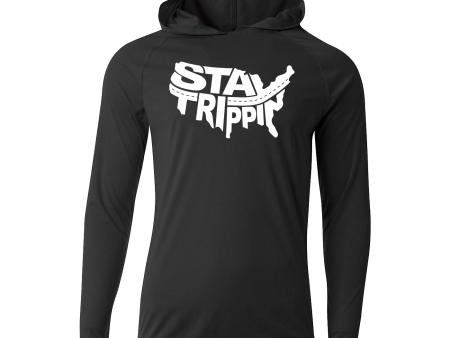 #STAYTRIPPIN USA Performance Long Sleeve Hoodie Online Hot Sale