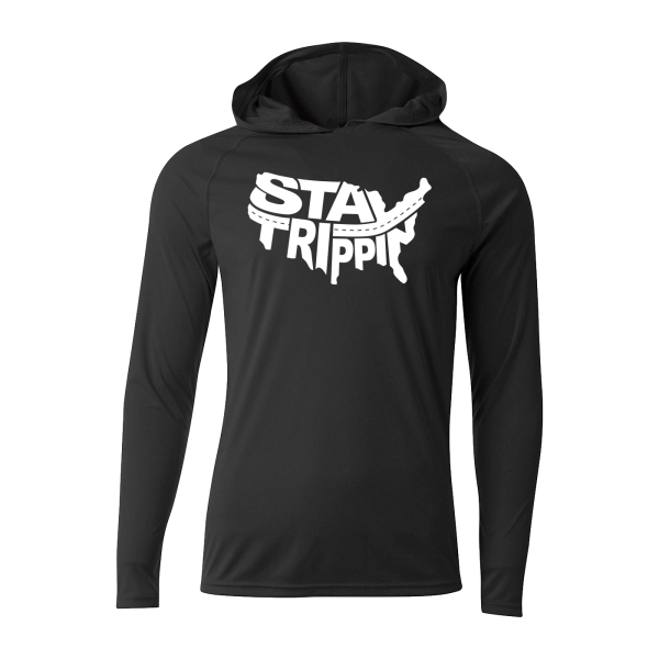 #STAYTRIPPIN USA Performance Long Sleeve Hoodie Online Hot Sale