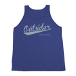 #OUTSIDER TriBlend Tank Top - Gray Print Online Sale