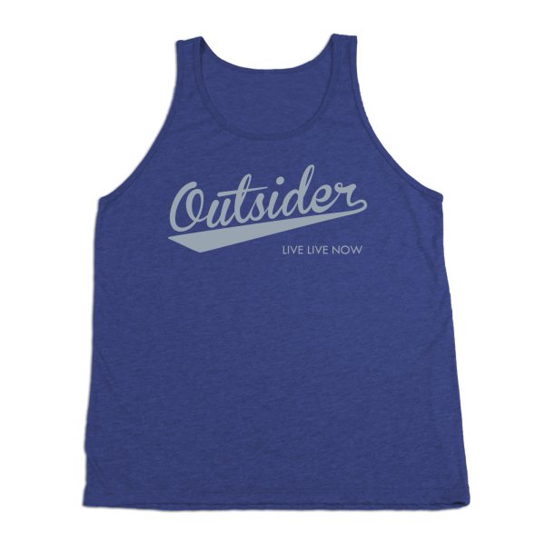 #OUTSIDER TriBlend Tank Top - Gray Print Online Sale