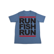 #RUNFISHRUN TODDLER Short Sleeve Shirt - Black Online now