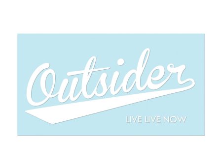 #OUTSIDER - 11  White Decal For Cheap