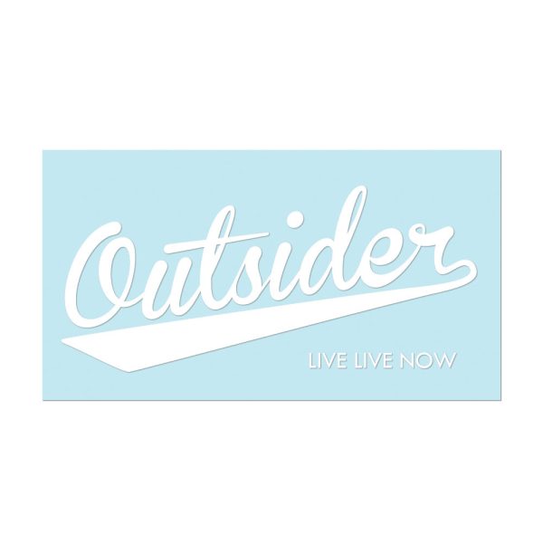 #OUTSIDER - 11  White Decal For Cheap