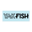 #YAKFISH Logo - 11  Black Decal Online now