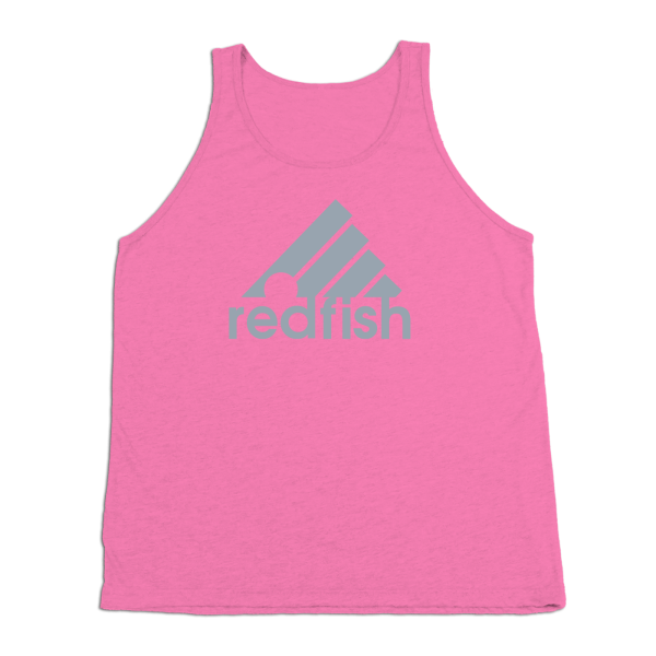 #REDFISH TriBlend Tank Top - Gray Print Online now