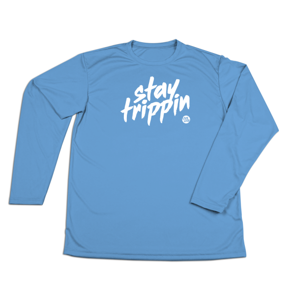 #STAYTRIPPIN TAG YOUTH Performance Long Sleeve Shirt Hot on Sale