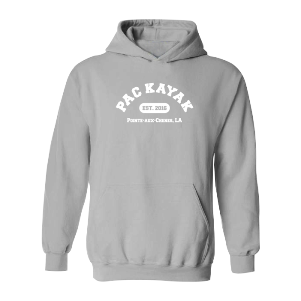 #PACKAYAK Classic Heavy Hoodie - Gray Print For Cheap