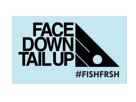 #FACEDOWNTAILUP - 11  Black Decal Online now