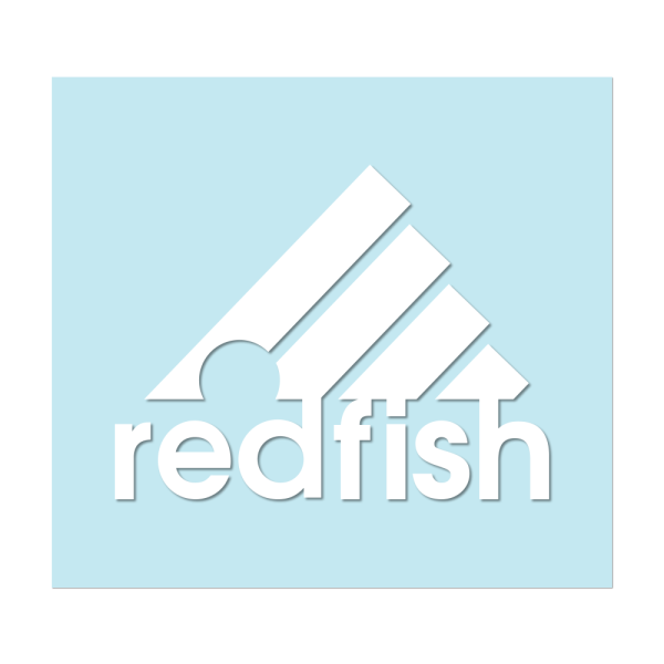 #REDFISH - 6  White Decal Cheap