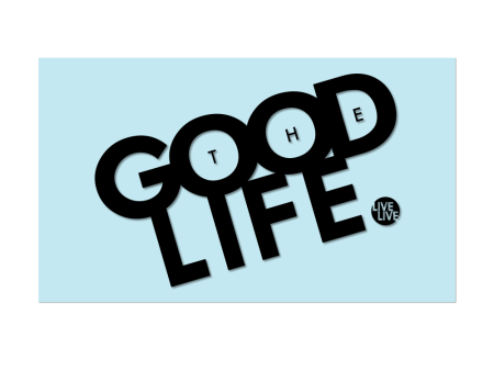 #THEGOODLIFE - 6  Black Decal Online Sale