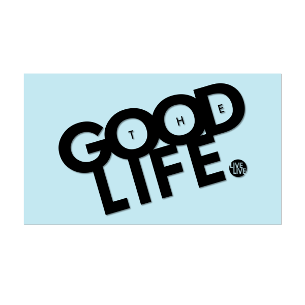 #THEGOODLIFE - 6  Black Decal Online Sale