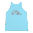 #FACEDOWNTAILUP TriBlend Tank Top - Gray Print For Cheap