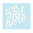 #WEOUTHERE - 6  White Decal Online Hot Sale