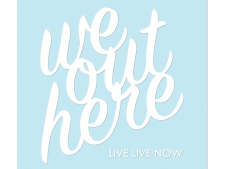 #WEOUTHERE - 6  White Decal Online Hot Sale