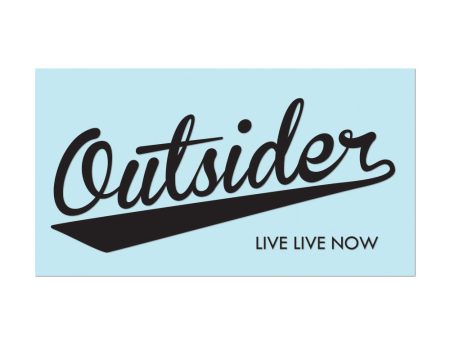 #OUTSIDER - 6   Black Decal Supply