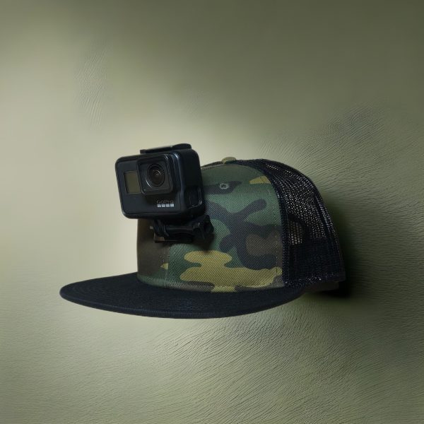 #ActionHatCustom: Camo Mesh Flat Bill Fashion