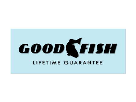 #GOODFISH - 6  Black Decal on Sale