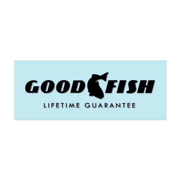 #GOODFISH - 6  Black Decal on Sale