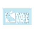 #PUTITINTHEYFACE - 6  White Decal For Sale