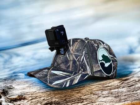 #ActionHatCustom: Shadow Grass Blades Camo Curved Bill Fashion