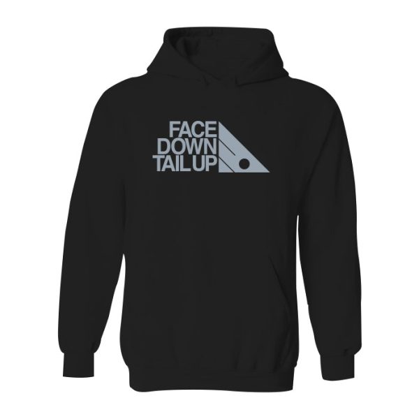 #FACEDOWNTAILUP Classic Heavy Hoodie - Gray Print Online Sale