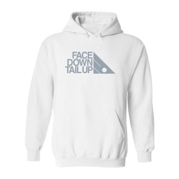 #FACEDOWNTAILUP Classic Heavy Hoodie - Gray Print Online Sale