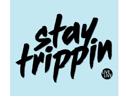 #STAYTRIPPIN TAG - 6  Black Decal For Discount