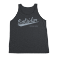 #OUTSIDER TriBlend Tank Top - Gray Print Online Sale