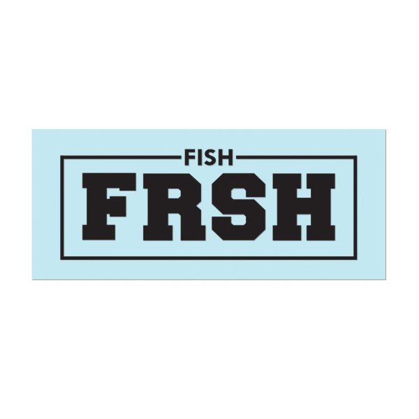 #FishFRSH - 11  Black Decal Online