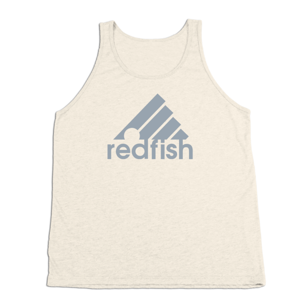 #REDFISH TriBlend Tank Top - Gray Print Online now