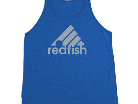 #REDFISH TriBlend Tank Top - Gray Print Online now