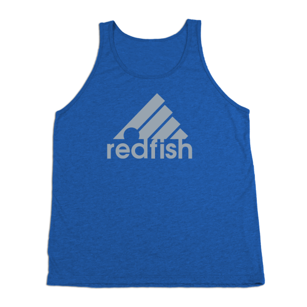 #REDFISH TriBlend Tank Top - Gray Print Online now