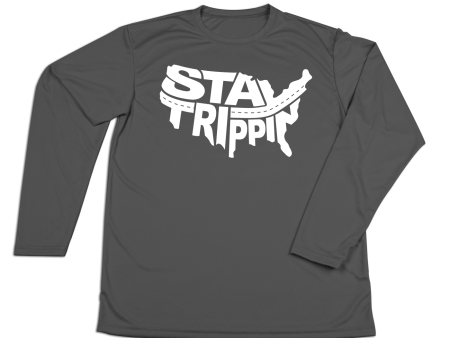 #STAYTRIPPIN USA Performance Long Sleeve Shirt For Sale