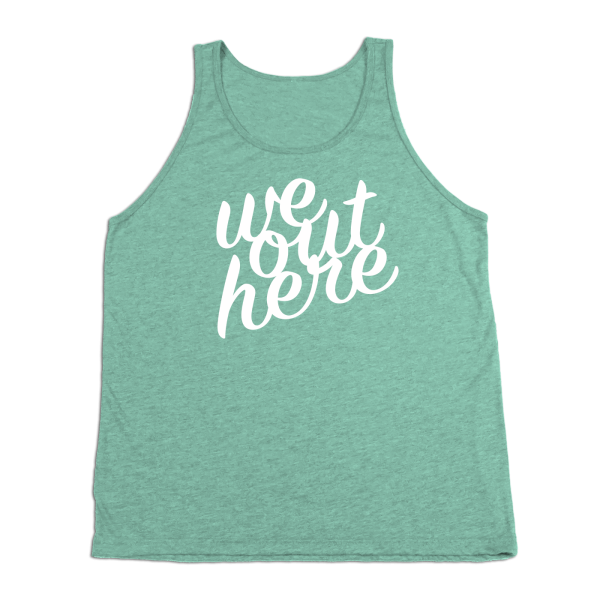 #WEOUTHERE TriBlend Tank Top Supply