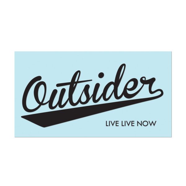 #OUTSIDER - 11  Black Decal Hot on Sale