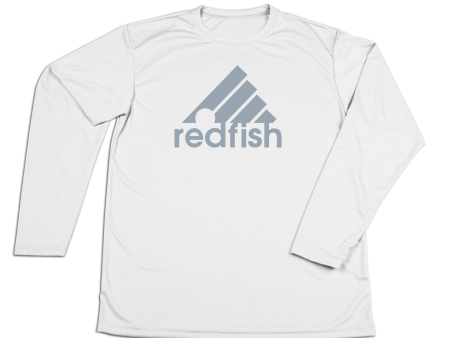 #REDFISH Performance Long Sleeve Shirt - Gray Print Fashion