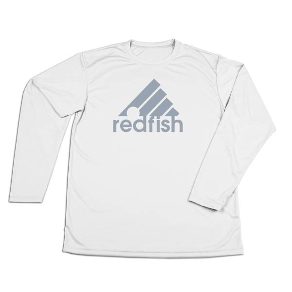 #REDFISH Performance Long Sleeve Shirt - Gray Print Fashion