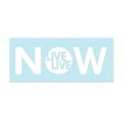 #LIVELIVENOW - 11  White Decal For Discount