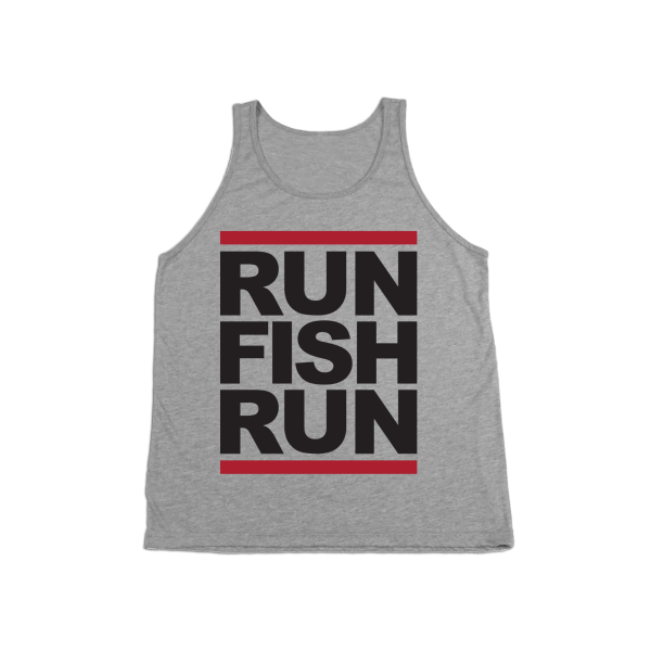 #RUNFISHRUN YOUTH Tank Top - Black Hot on Sale