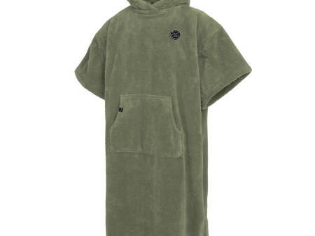 Mystic Poncho Teddy - Olive Green Fashion